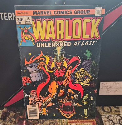 Marvel Comics Group Warlock #15 (1976) Bronze Age Color Single Issue Comic Book