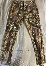 Realtree Men  s Camouflage Hunting Pants Polyester Gray/Brown/Black Size 34