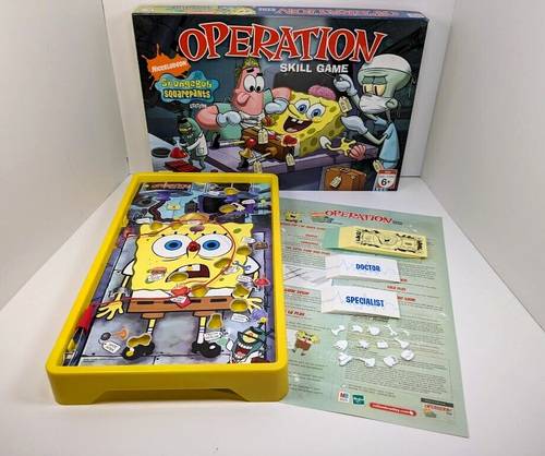SpongeBob Squarepants Operation Board Game 2007 Works (see video) (No Drawer) - Picture 14 of 14