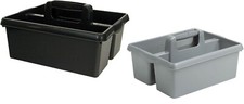 Large Plastic Kitchen Cleaning Carry Tray Caddy Tidy Tote Organiser with Handle