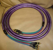 WireWorld UltraViolet 5 Composite Video Cable 3 Meter Wire World UVC Sliver Clad