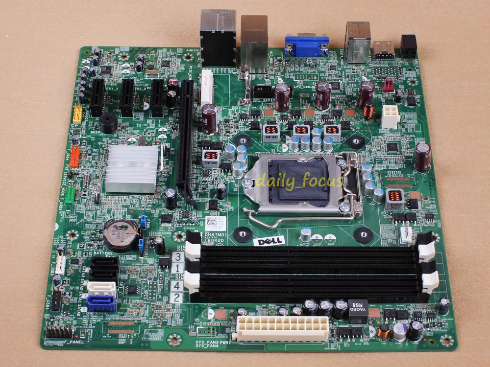 DELL Studio XPS 8300 Foxconn DH67M01 Motherboard LGA 1155 DDR3 Intel H67