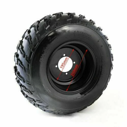 2x Llanta 22x10-10 neumático para Kawasaki Bayou 220 250 Mojave Redcat Kazuma Sunl Foto 3 de 4