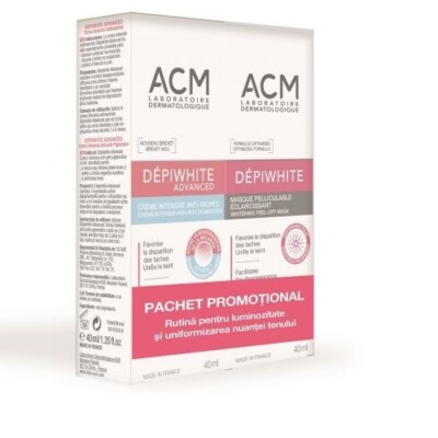 ACM Depiwhite Advanced Cream & Peel-off Mask 40 ml Bundle Package Set (1+1)