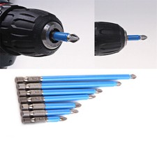 6 Pcs PH2 Cross Bits Set Screwdriver 25mm-150mm Magnetic Anti-Slip Drill Bit UK