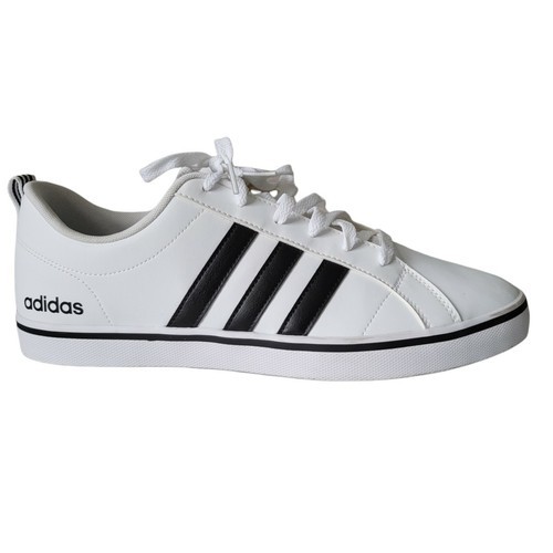 Adidas Mens VS Pace AW4594 White Leather Lace Up Low Top Sneaker Shoes Size  11.5 | eBay