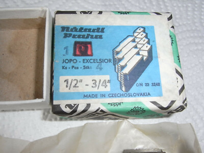NEU Schneidbacken Narex Jopo Excelsior 1 Gewinde 1/2''-3/4''  ON 22 3242 4Stück