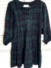 Old Navy Hunter Green  Dark Navy Girls Dress Size XL 14-16 NWT