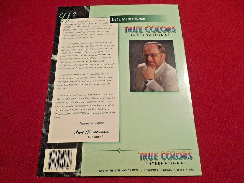 NEW!  True Colors Cross Stitch Pattern Leaflet "Guardian Angels" 7 Pages - Image 3 of 3