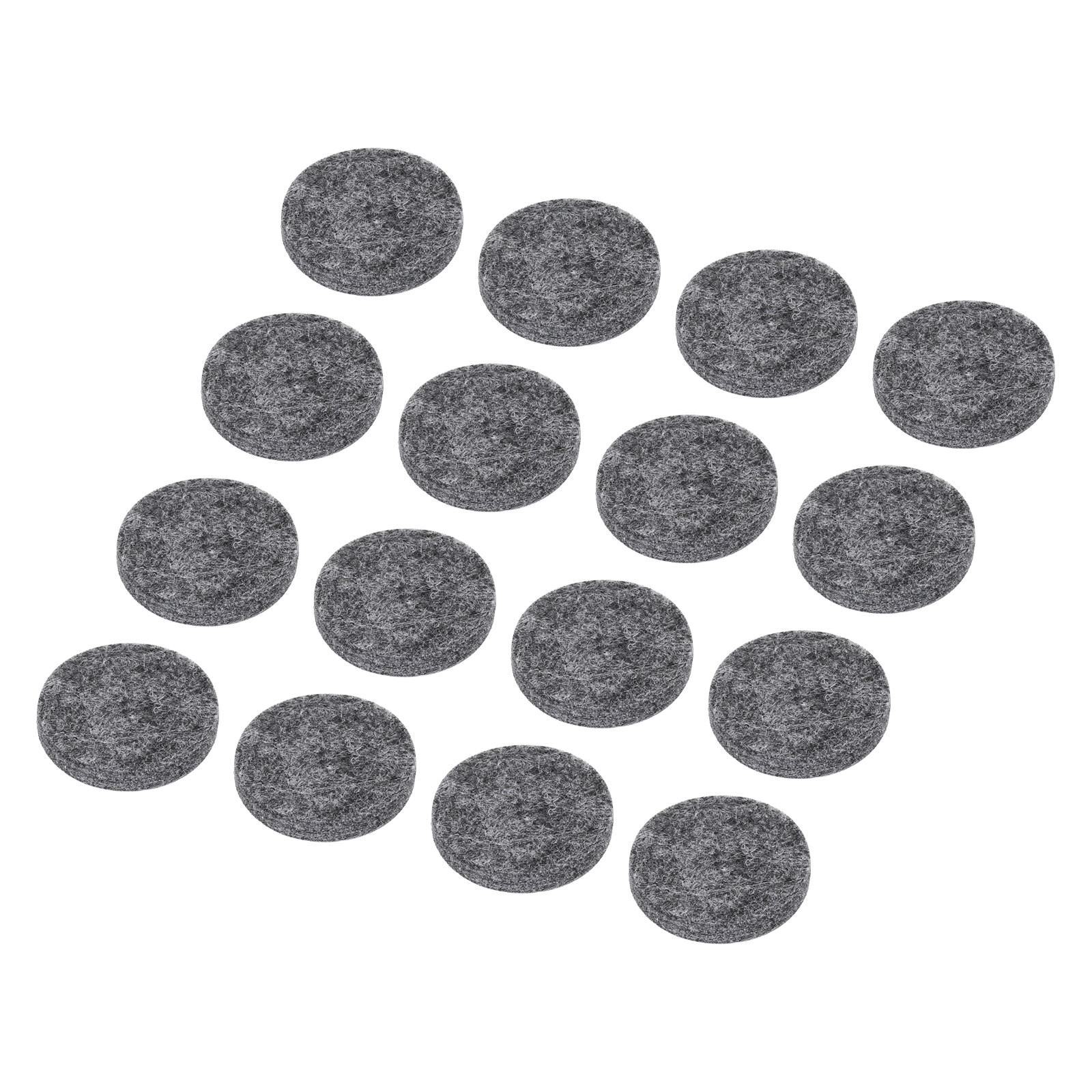 24pcs Felt Furniture Pads, 0.98 Inch Round Small Felt Protectors Dark Gray