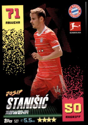 Match Attax EXTRA Bundesliga 2022 2023 Nr. 527 - Josip Stanisic