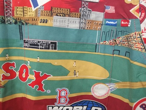 Reyn Spooner XL Shirt Boston Red Sox Button Baseball Fenway History Hawaiian - Bild 5 von 12