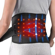 Heated Lower Back Brace for Back Pain Relief, Back Belt with Heating