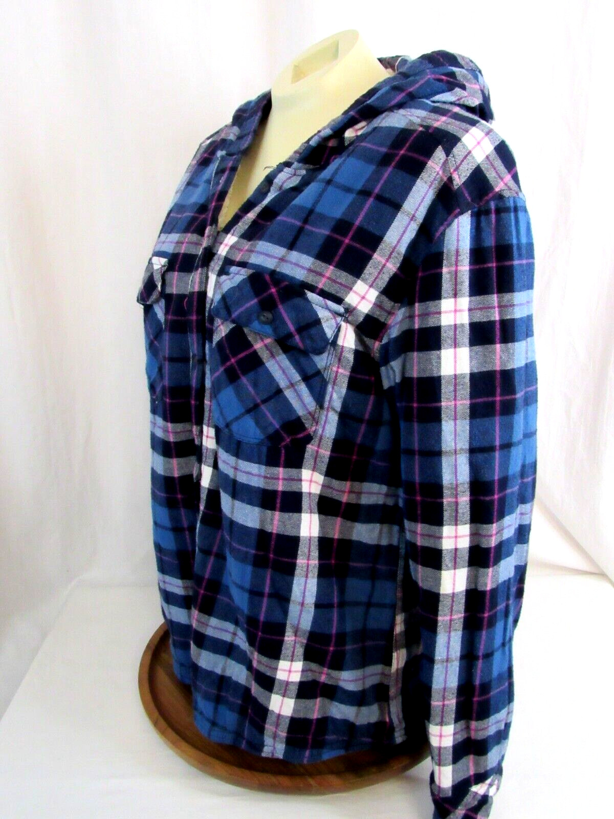 Boston Traders Button Down Hooded Jacket Womens S… - image 4