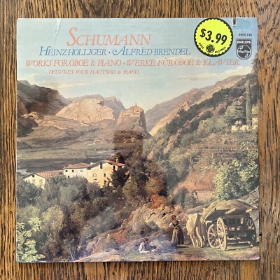 Schumann - Holliger - Alfred Brendel - Works For Oboe & Piano- Vinyl LP - SEALED