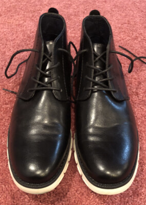 Nine West Black Leather Men\'s Chukka Boots size 8.5 new with tags Nine West Men main image 4