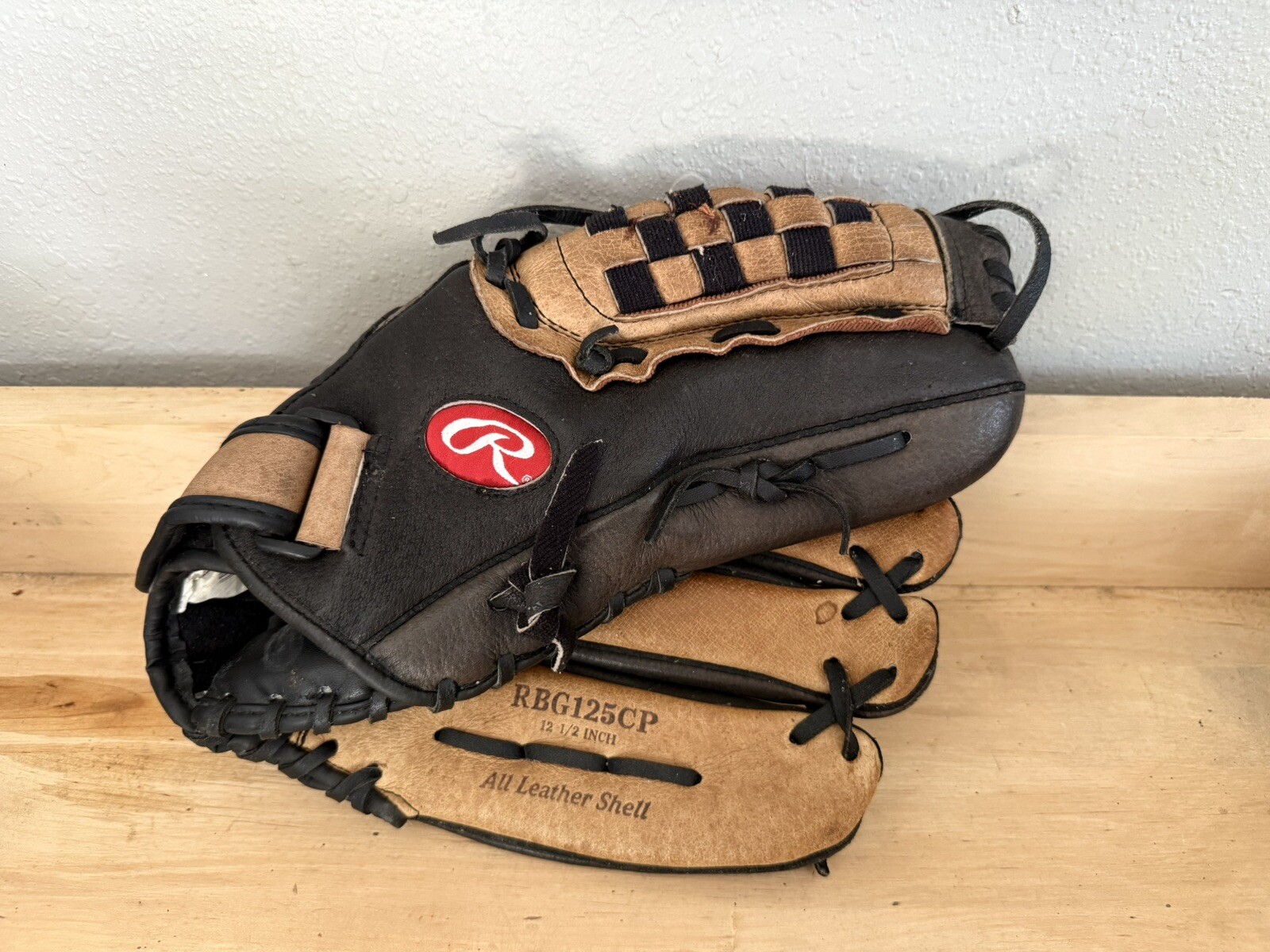 RAWLINGS Leather Baseball Mitt Glove RBG125CP RHT Player