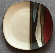 Gibson Elite -Althea- Red Dinner Plate - 10 7/8" Rounded Square Replacement