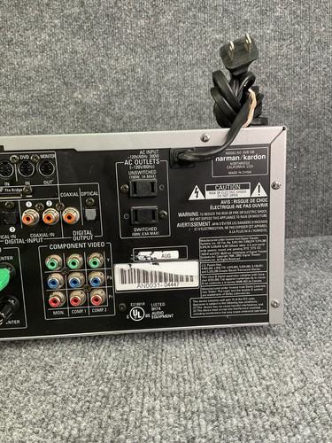 Harman Kardon AVR 140 6.1 Ch AV Receiver ๐ถ Dolby Digital EX DTS Logic 7 - Picture 13 of 16