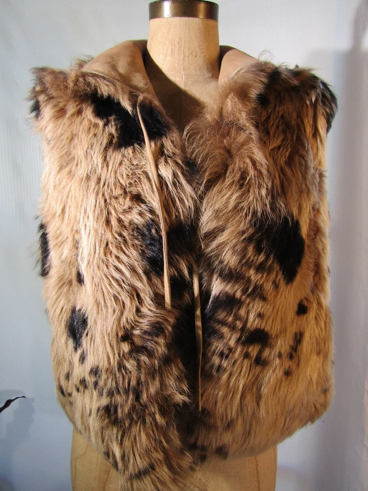 Chaleco NEIMAN MARCUS Cassin New York Reversible Cuero Suave Muerte/Piel Talla S Foto 4 de 4