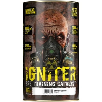 Nuclear Nutrition IGNITER 425g Pulver Hardcore Pre Workout Booster, 50 Portionen