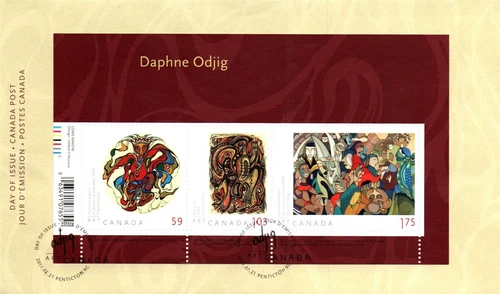 Canada FDC - 2011 - Canadian Artist Daphne Odjig, Scott #2437 S/S