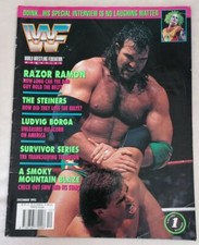 MAGAZINE - WWF Magazine Dec 1993 Razor Ramon The Steiners Doink The Clown 