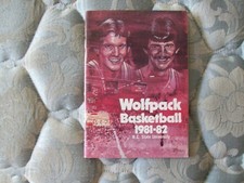 1981-82 NC STATE WOLFPACK BASKETBALL MEDIA GUIDE Yearbook 1982 JIM VALVANO AD