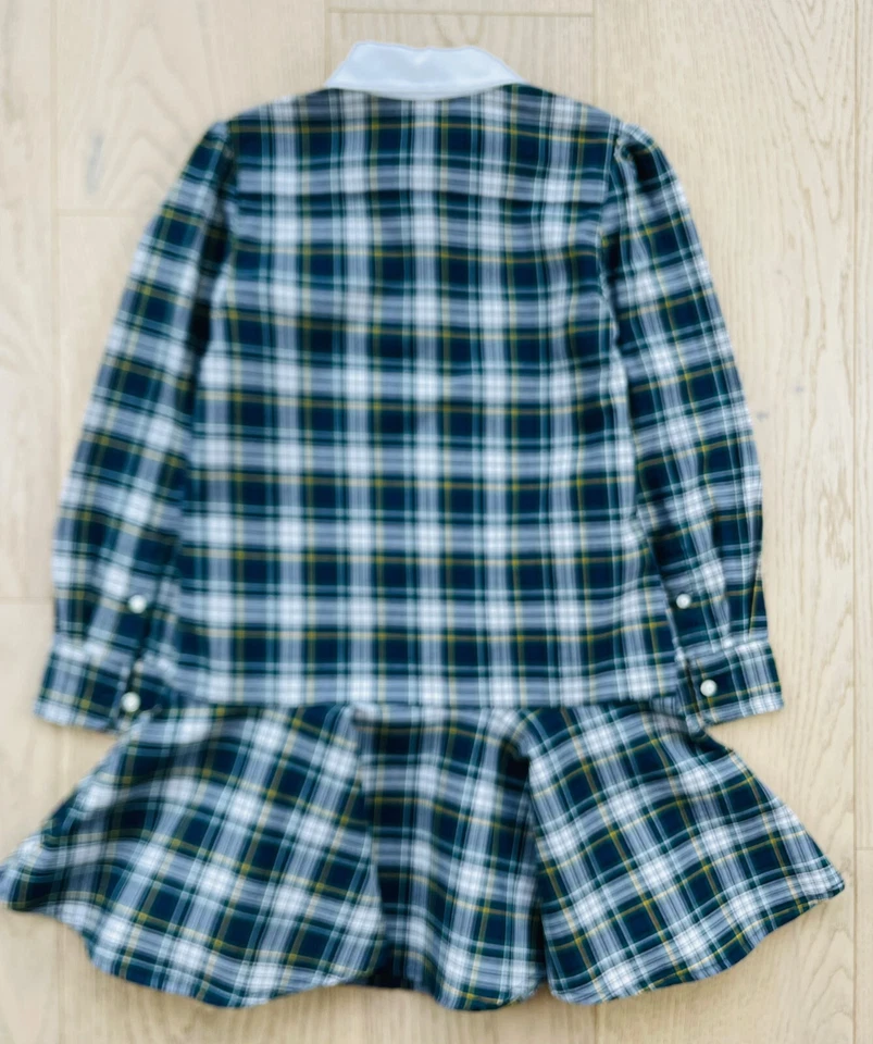 VESTIDO POLO RALPH LAUREN Niñas OSO POLO Pin Rayas CAMISA VESTIDO 6X USADO EN EXCELENTE ESTADO Envío Gratuito Foto 2 de 4