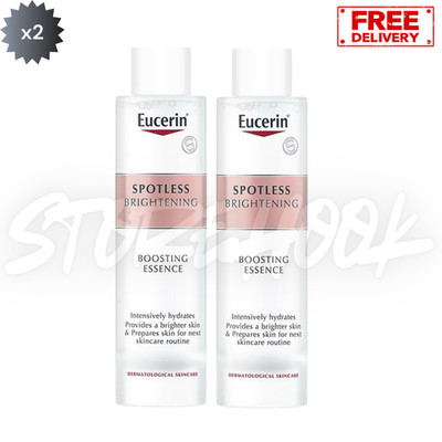 2x Eucerin Spotless Brightening Boosting Essence Vitamin C Hyaluronic Acid 100ml