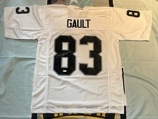 Willie Gault signed custom Jersey  autograph JSA size XL CERTIFIED