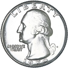 1970-D 25C Washington Quarter