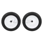 4.80/4.00-8 Flat Free Wheelbarrow Tire – Universal Solid Rubber Replacement