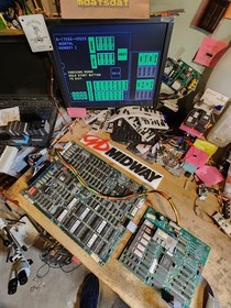 MORTAL KOMBAT 2 PLUS + PCB JAMMA ARCADE BOARD 8 MEGABYTE SET WORKING!!! MIDWAY 