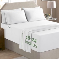 Elegant Comfort Luxury Soft 6-Piece 1500 Premium Hotel Quality Bed Sheet Set