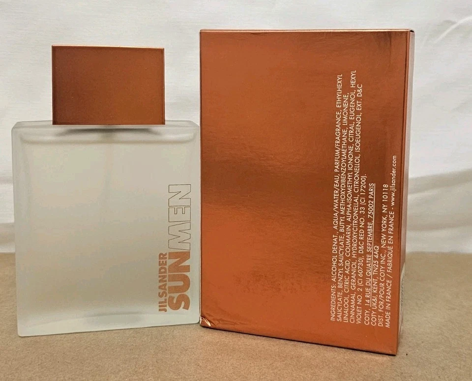 JIL SANDER SUN MEN 2,5 OZ 75 ml EAU DE TOILETTE SPRAY Foto 2 de 3