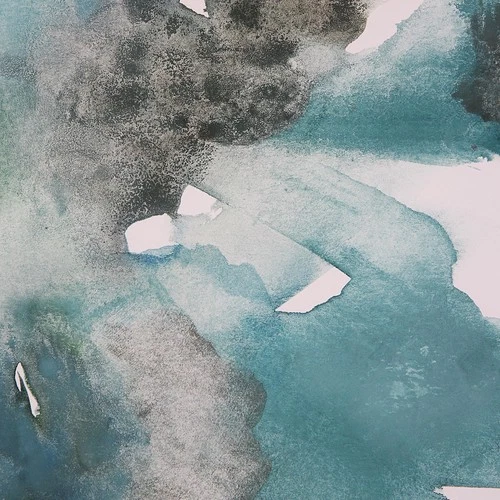 Uttermost 32291 Blueprints 40" x 27" Framed Abstract Painting - - MultiColor - Picture 2 of 5