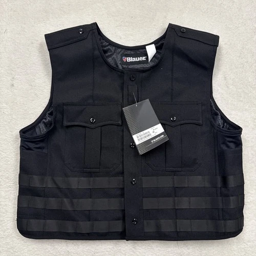 Blauer Zip Front ArmorSkin 8355XP Tactical Outer Vest Carrier BLACK M Regular - product listing photo