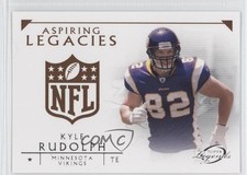 2011 Topps Gridiron Legends Aspiring Legacies Kyle Rudolph #AL-KR 1u7