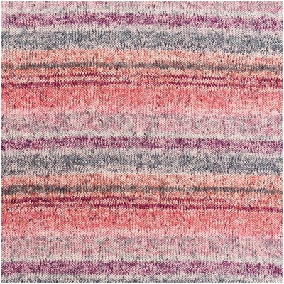 Rico Design Lacegarn aus Baumwolle Creative Melange Lace 009 Petrol-Rot