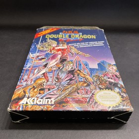 🔥Double Dragon II 2 The Revenge completo di scatola CIB con poster! Nintendo NES 1990