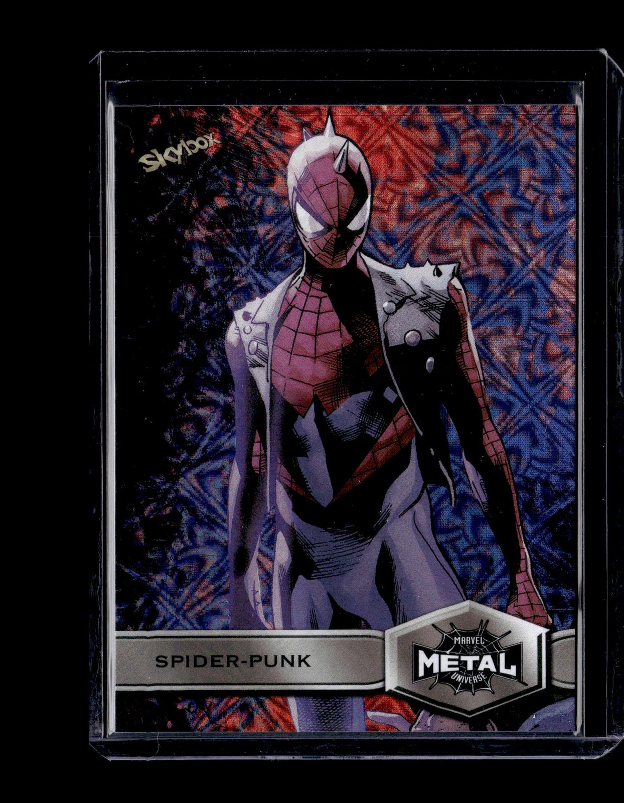 2021 SkyBox Metal Universe Marvel Spider-Man Grandiose #186 Spider-Punk