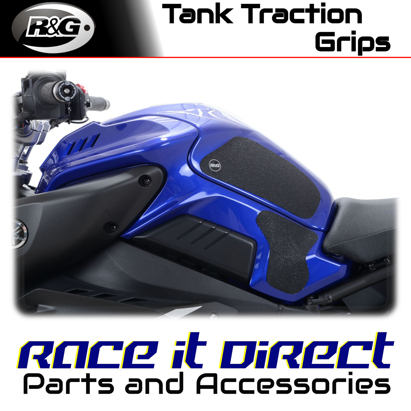 Tank Traction Grips for Yamaha MT-10 SP 2016-2026 R&G