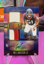 Will Anderson Jr 2023 Legacy Futures Rookie Patch Auto /25 3 Color Texans DPOY