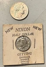 VINTAGE 1973 NIXON SHRINKING HALF DOLLAR KENNEDY HALF G