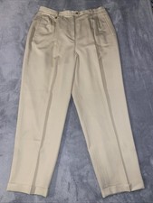 Lauren Ralph Lauren Women  s 16 Slacks 100 Worsted Wool Lined Trousers 34x30 USA