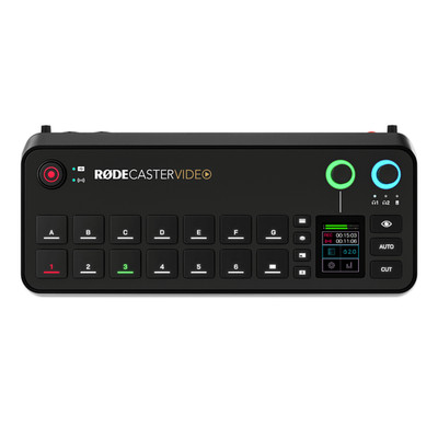 RODE RodeCaster Video Console - 4K HDMI Switcher & Audio Production Studio Mixer