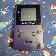 Nintendo Gameboy Colour Purple - Game Boy Color GBC Console - Tested New Lens