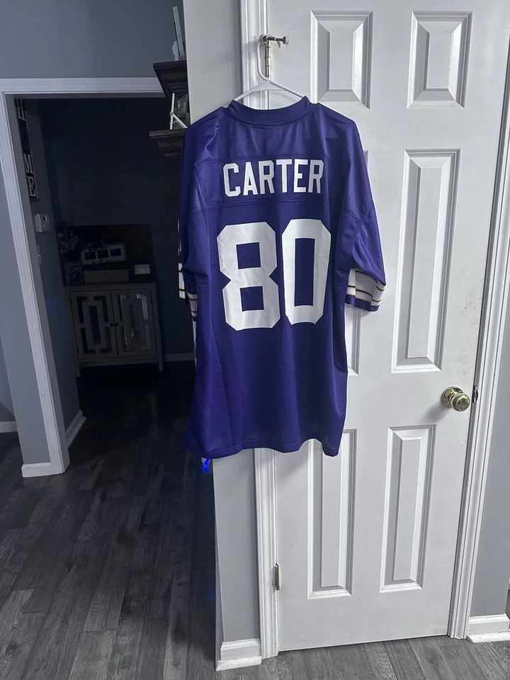 Camiseta de colección Minnesota Vikings Cris Carter Proline nueva con etiquetas talla XL Foto 2 de 4