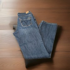 Levis Perfectly Slimming Bootcut 512 Jeans Womens 8M Blue Denim Pockets Stretch